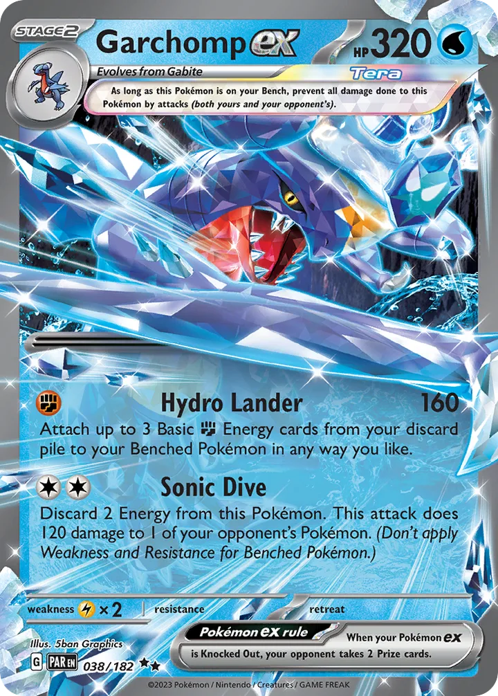 Garchomp ex, Paradox Rift 038/182
