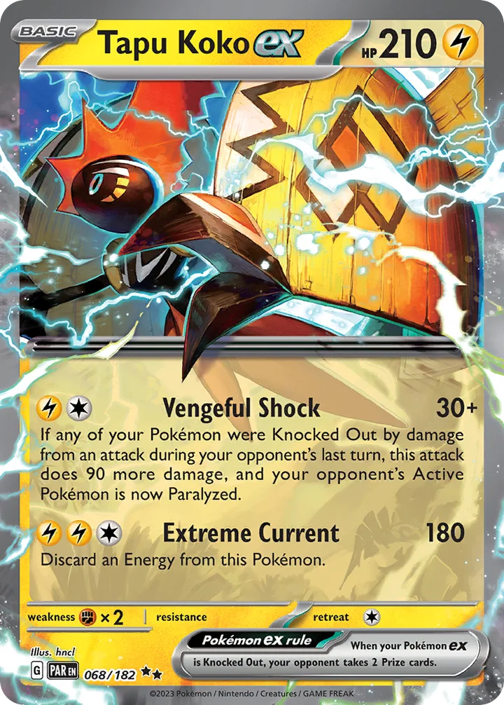 Tapu Koko ex, Paradox Rift 068/182