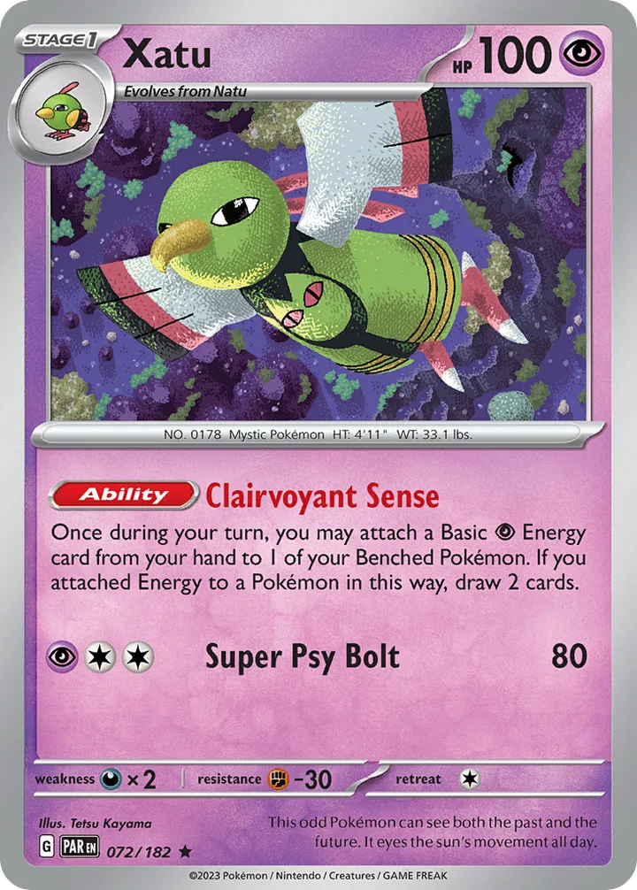 Xatu, Paradox Rift 072/182