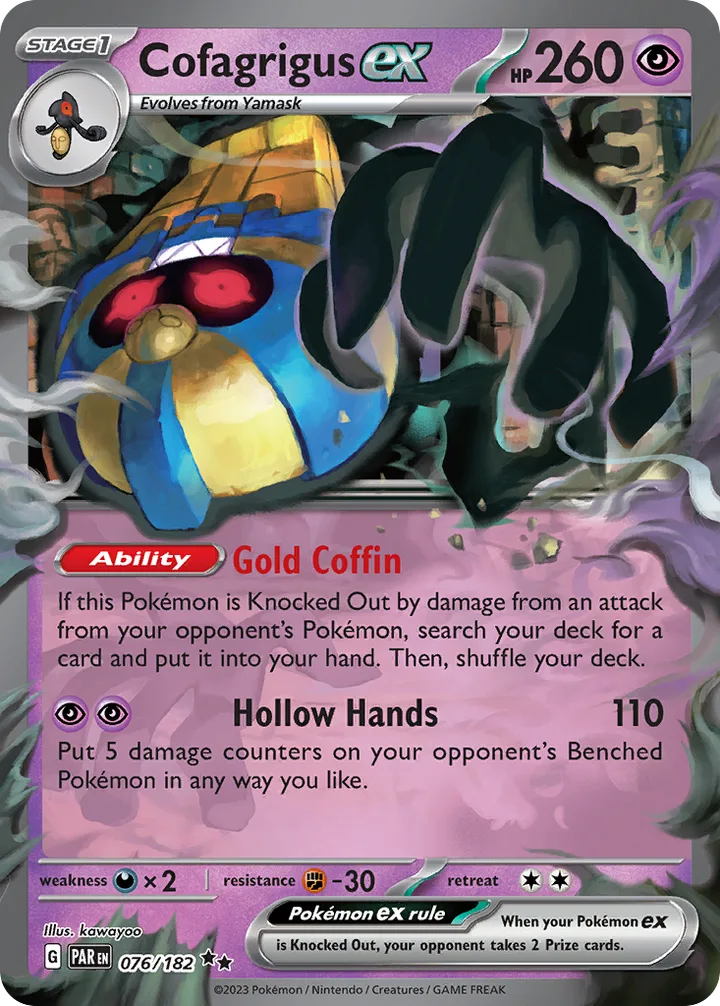 Cofagrigus ex, Paradox Rift 076/182