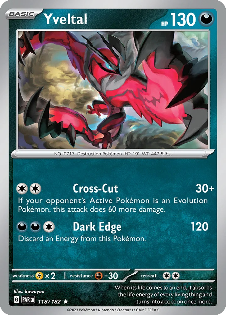 Yveltal, Paradox Rift 118/182