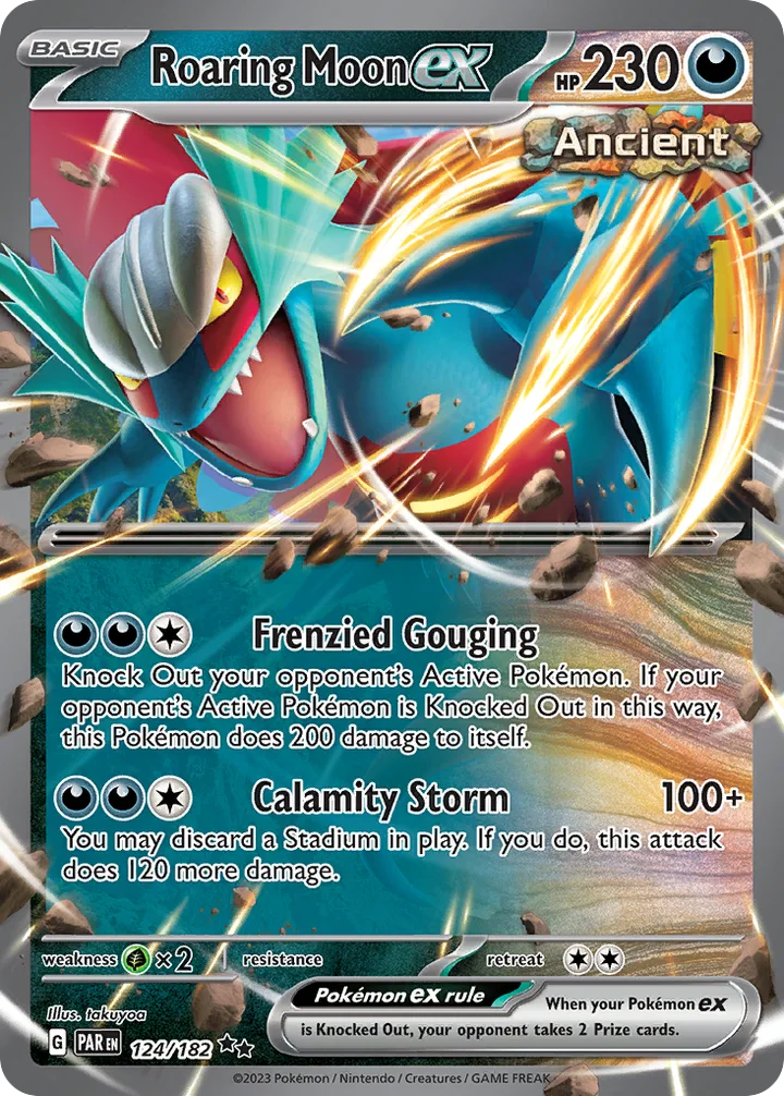 Roaring Moon ex, Paradox Rift 124/182