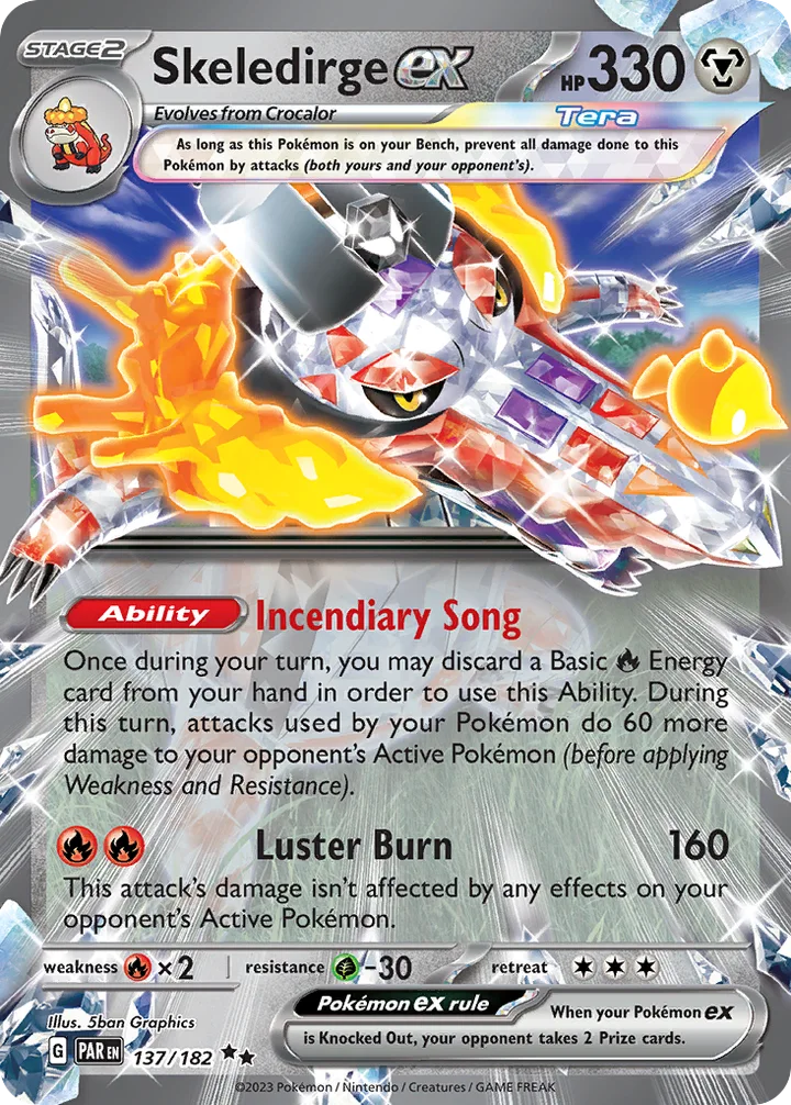 Skeledirge ex, Paradox Rift 137/182