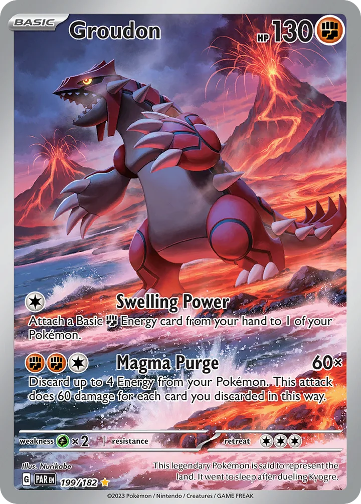 Groudon, Paradox Rift 199/182