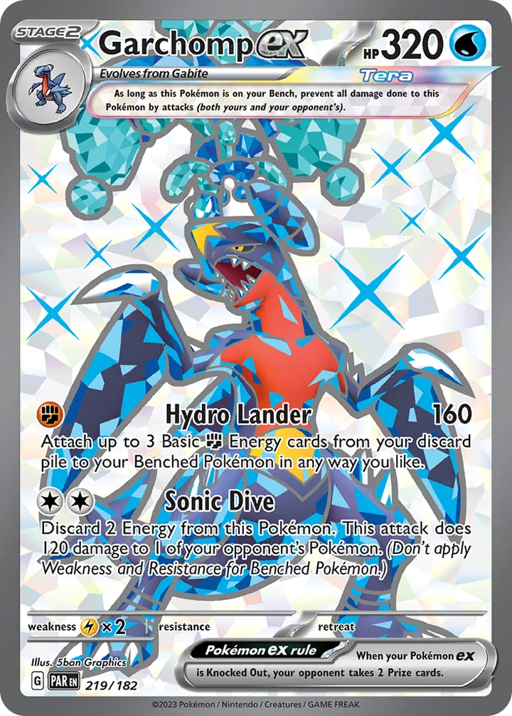 Garchomp ex, Paradox Rift 219/182