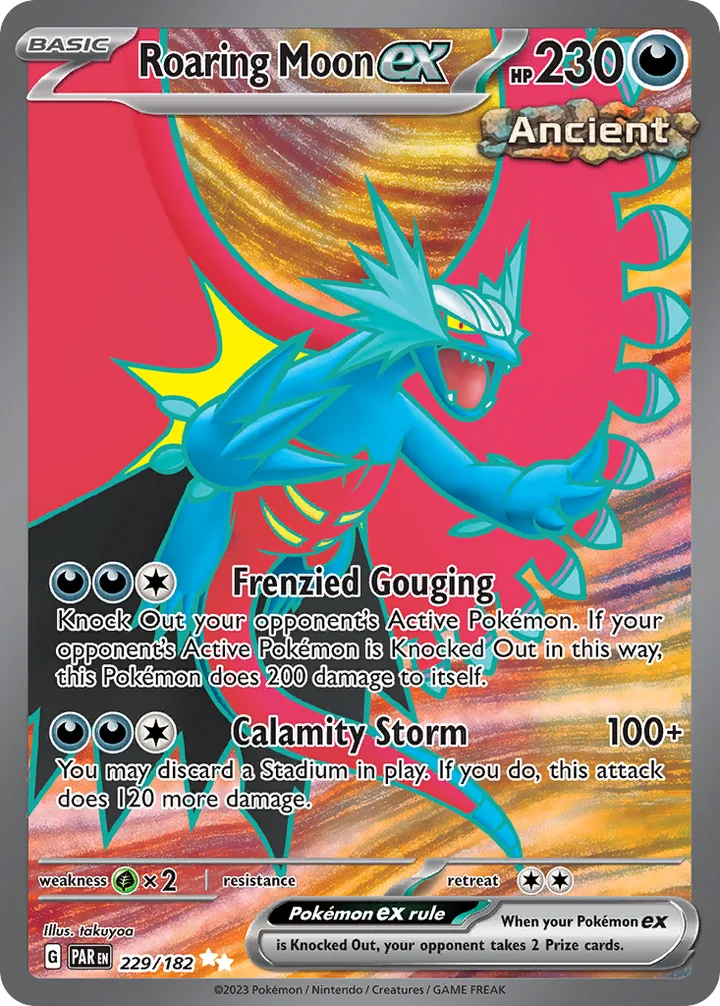 Roaring Moon ex, Paradox Rift 229/182