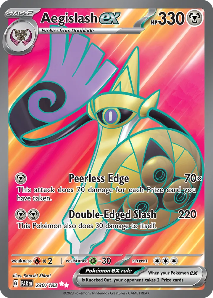 Aegislash ex, Paradox Rift 230/182
