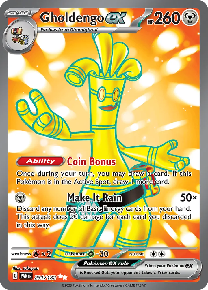 Gholdengo ex, Paradox Rift 231/182