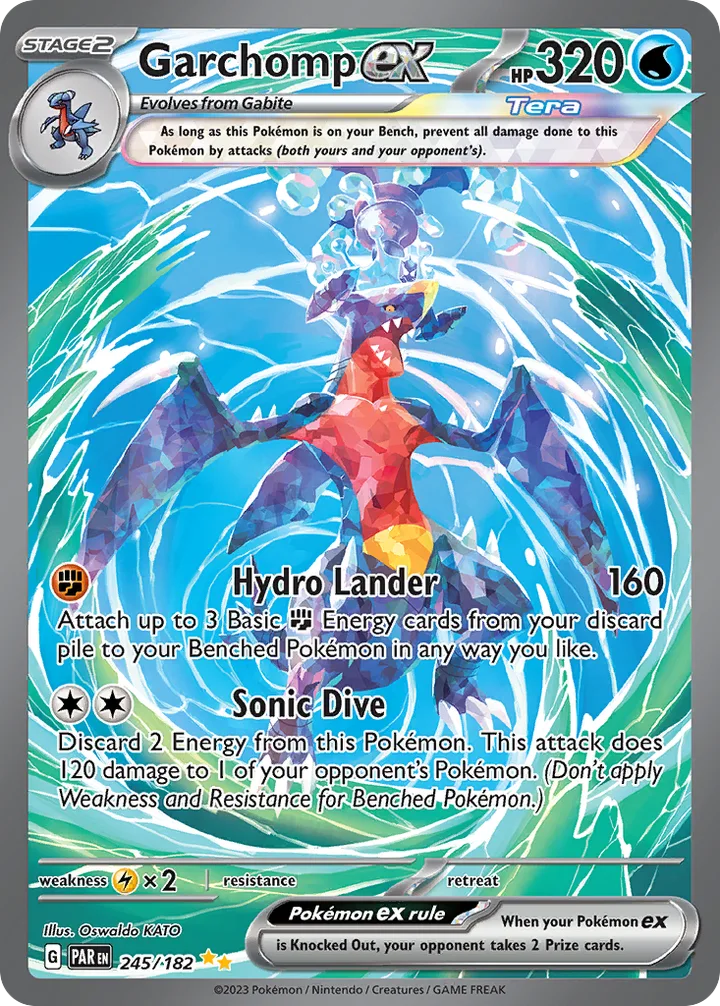 Garchomp ex, Paradox Rift 245/182