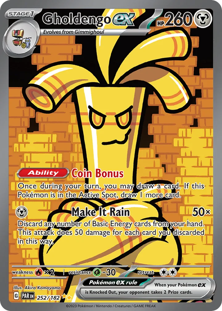 Gholdengo ex, Paradox Rift 252/182