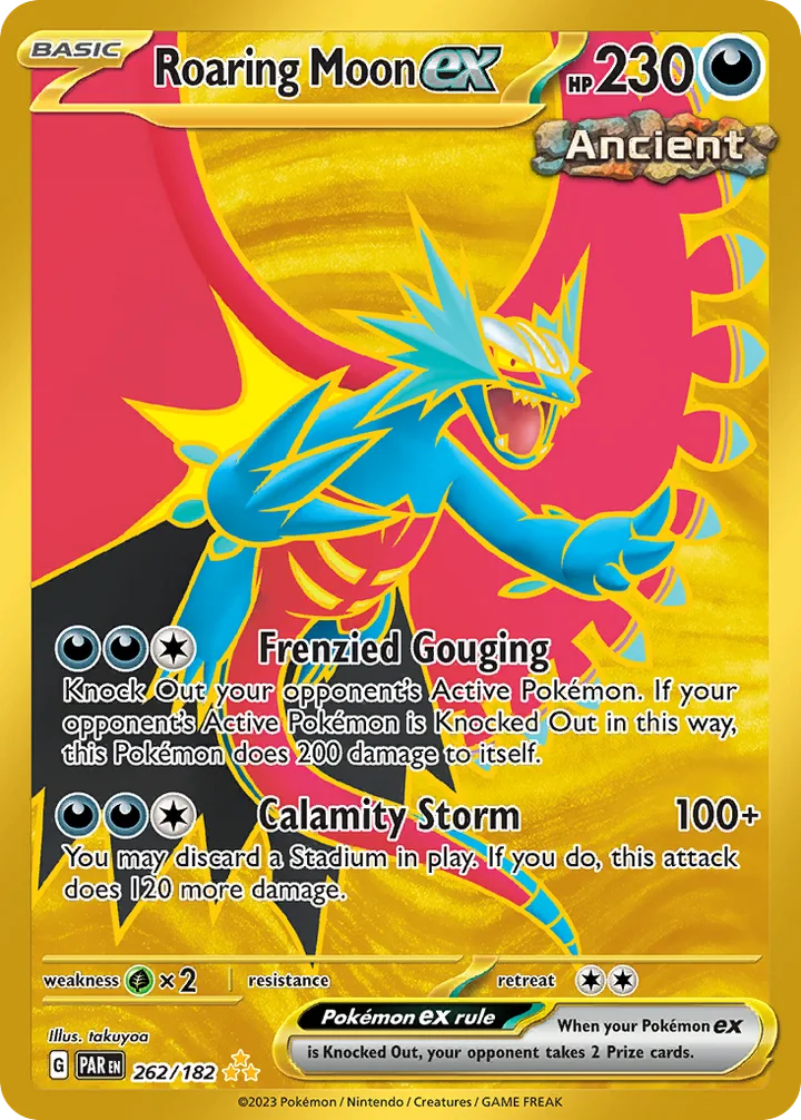 Roaring Moon ex, Paradox Rift 262/182