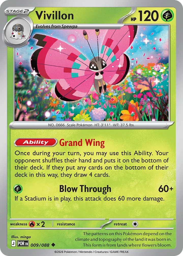 Vivillon, Perfect Order 009/088