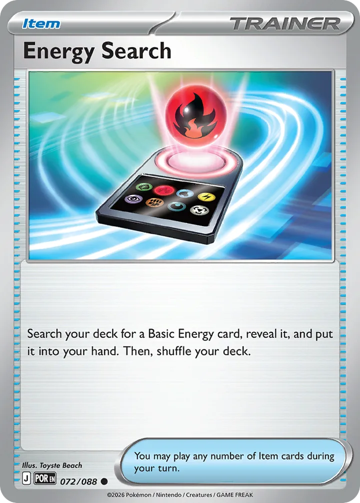 Energy Search, Perfect Order 072/088