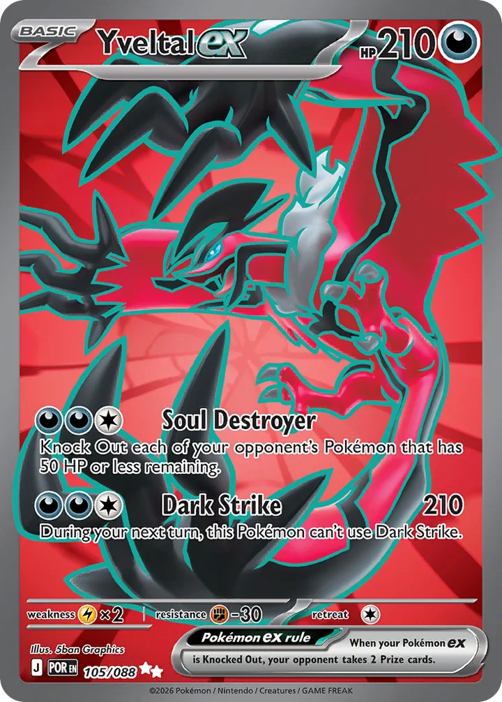 Yveltal ex, Perfect Order 105/088