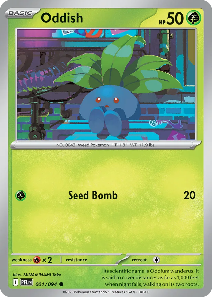 Oddish, Phantasmal Flames 001/094