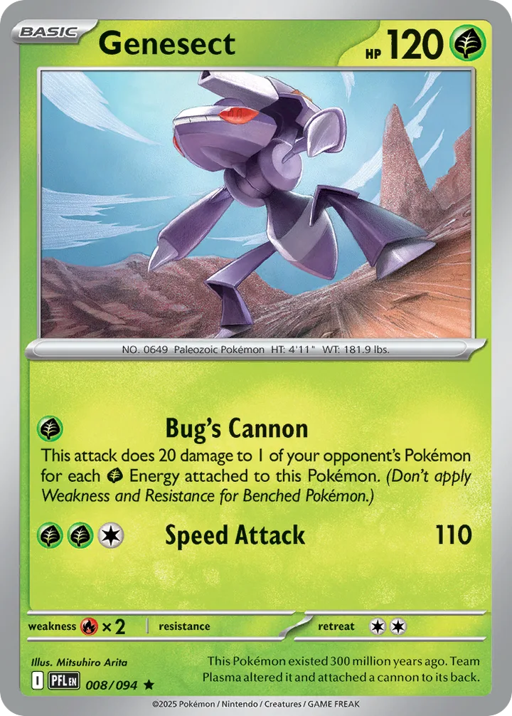 Genesect, Phantasmal Flames 008/094