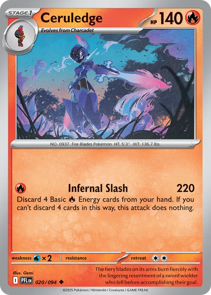 Ceruledge, Phantasmal Flames 020/094