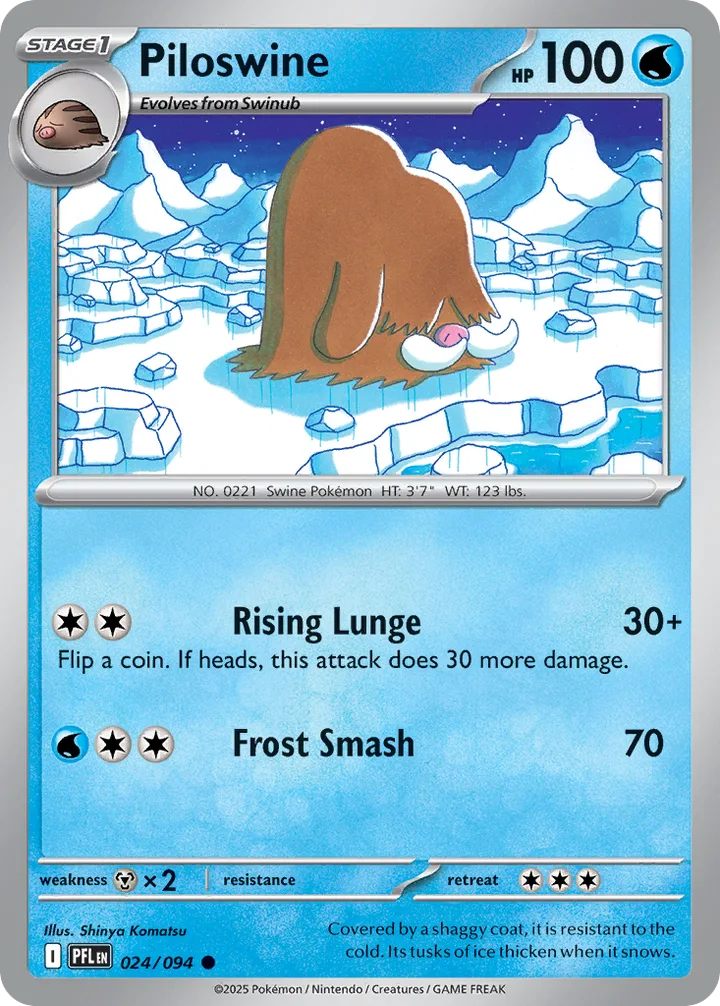 Piloswine, Phantasmal Flames 024/094