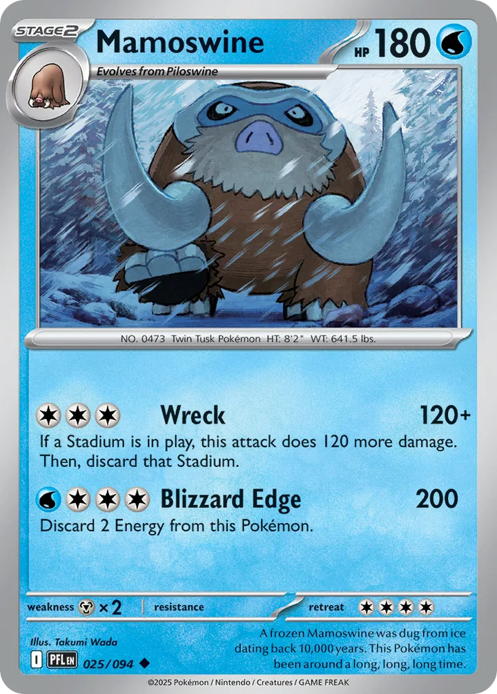 Mamoswine, Phantasmal Flames 025/094