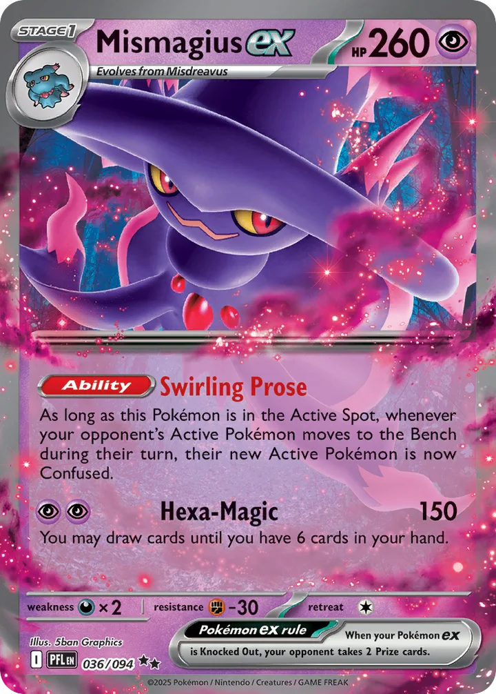 Mismagius ex, Phantasmal Flames 036/094