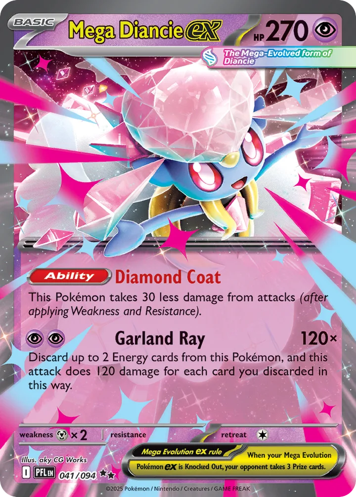 Mega Diancie ex, Phantasmal Flames 041/094