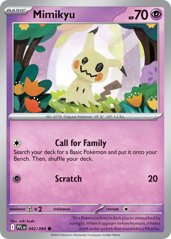 Mimikyu, Phantasmal Flames 042/094