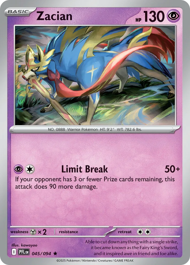 Zacian, Phantasmal Flames 045/094