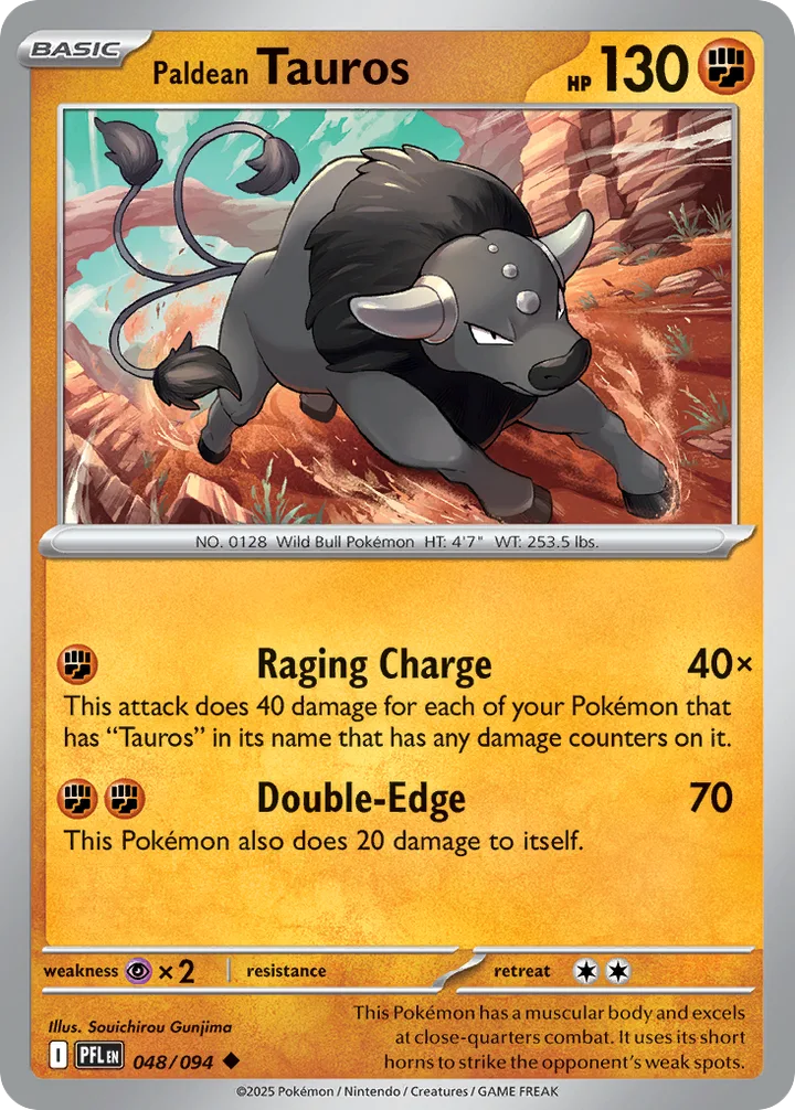 Paldean Tauros, Phantasmal Flames 048/094