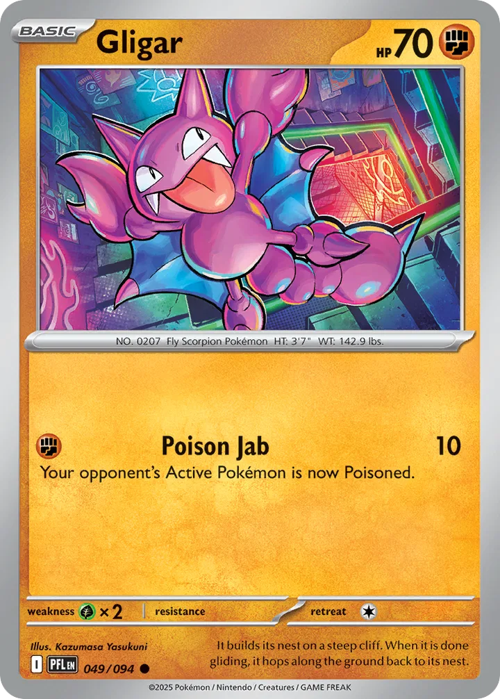 Gligar, Phantasmal Flames 049/094