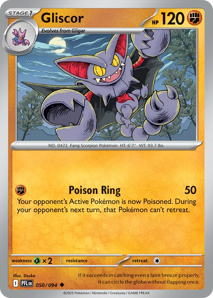 Gliscor, Phantasmal Flames 050/094