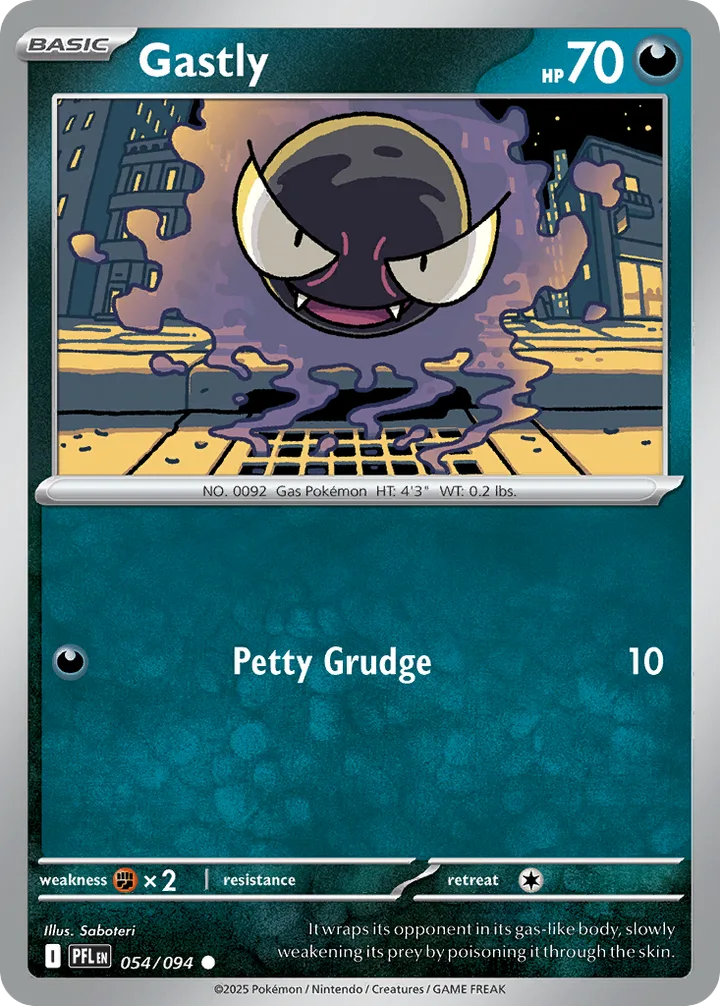 Gastly, Phantasmal Flames 054/094
