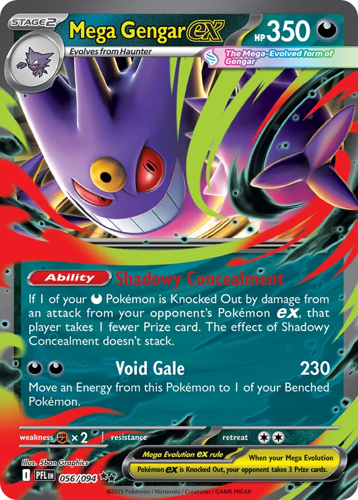 Mega Gengar ex, Phantasmal Flames 056/094