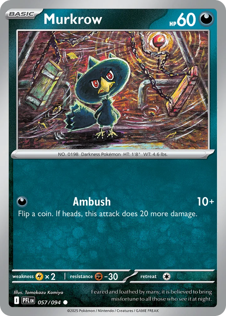Murkrow, Phantasmal Flames 057/094
