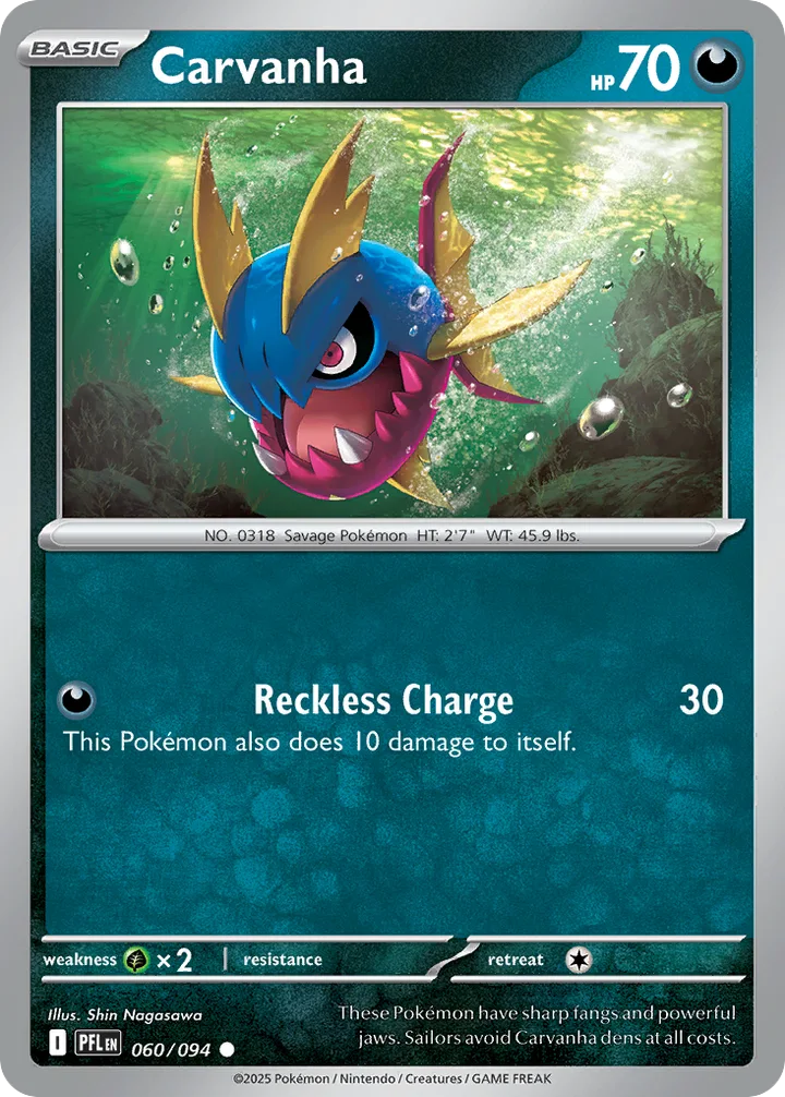 Carvanha, Phantasmal Flames 060/094