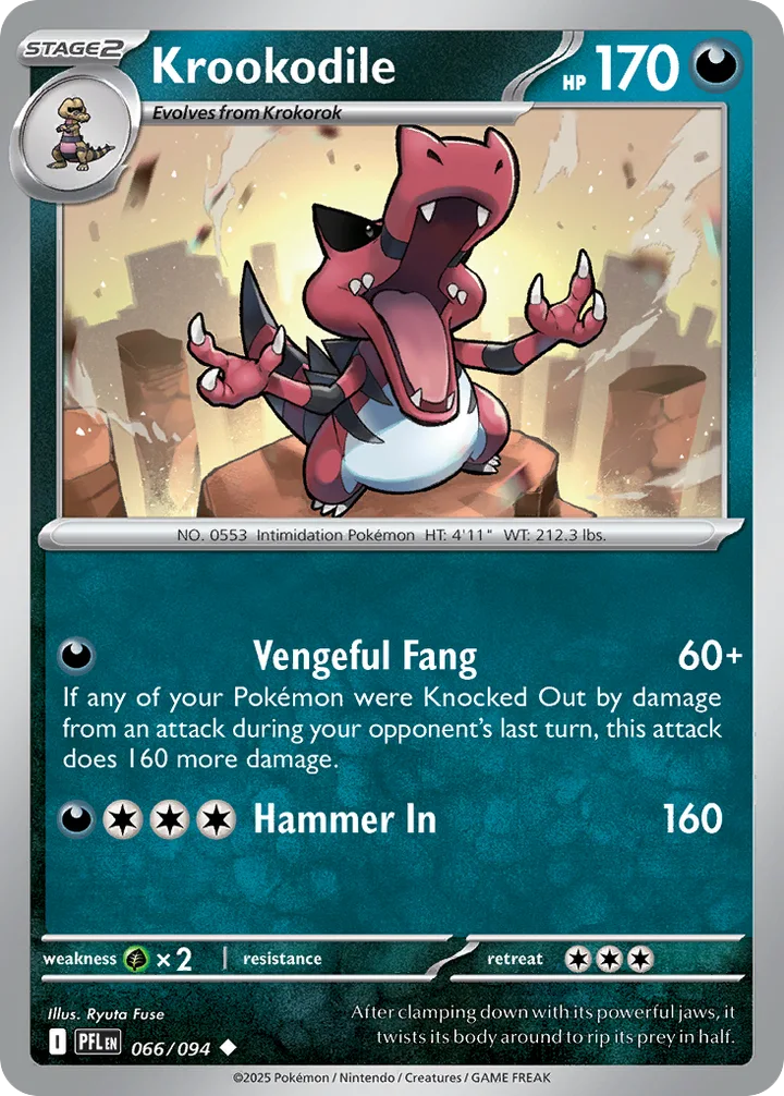 Krookodile, Phantasmal Flames 066/094