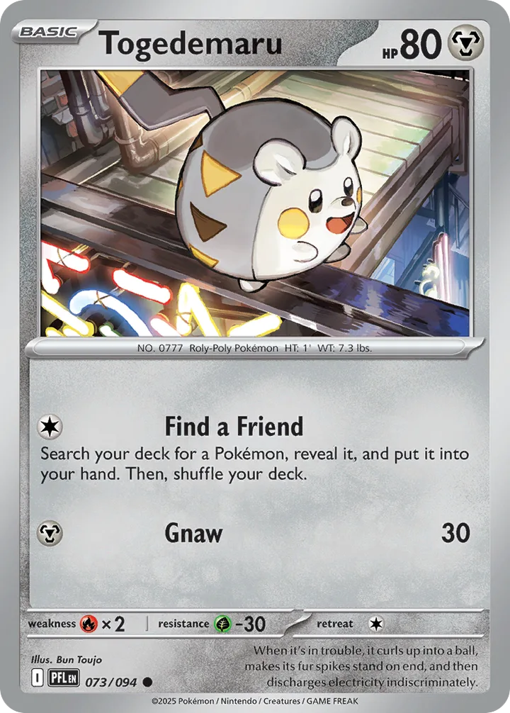 Togedemaru, Phantasmal Flames 073/094