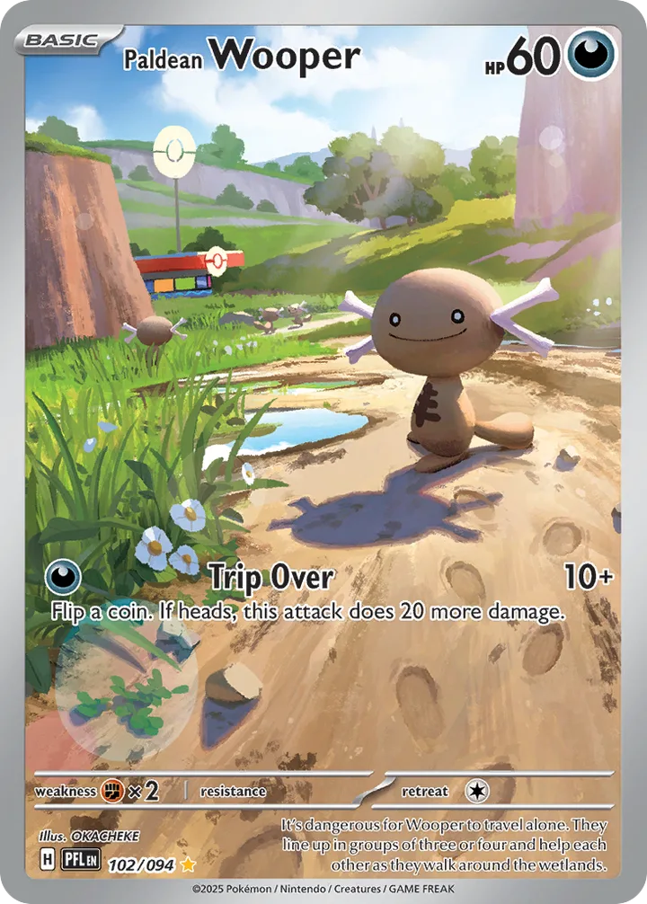 Paldean Wooper, Phantasmal Flames 102/094