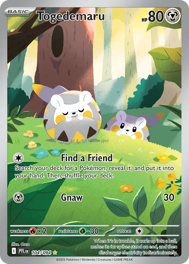 Togedemaru, Phantasmal Flames 104/094