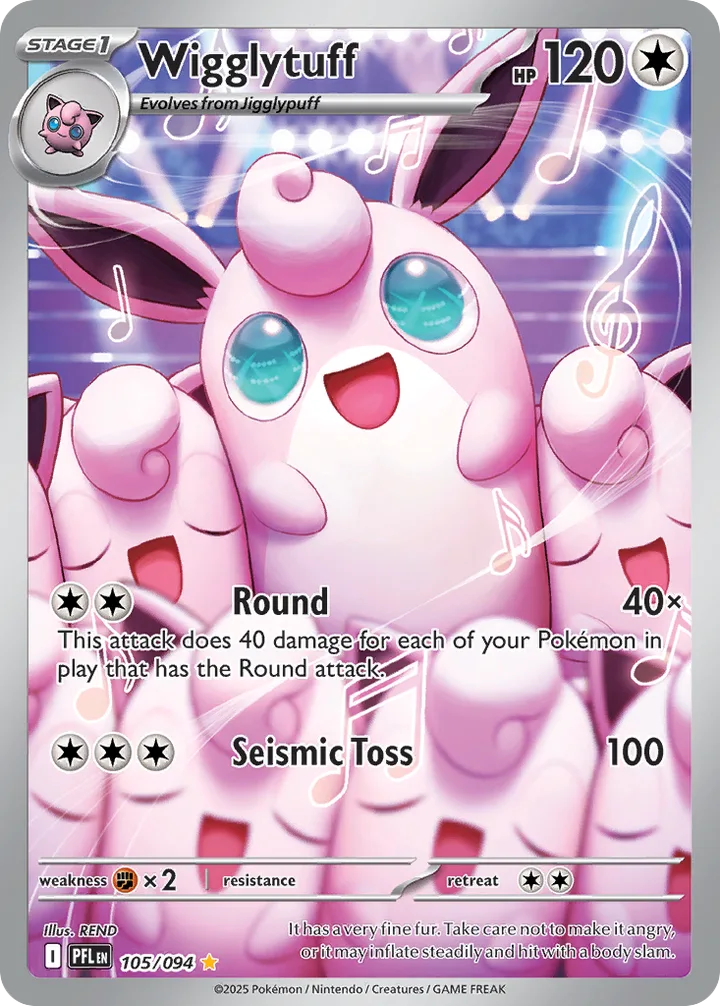 Wigglytuff, Phantasmal Flames 105/094