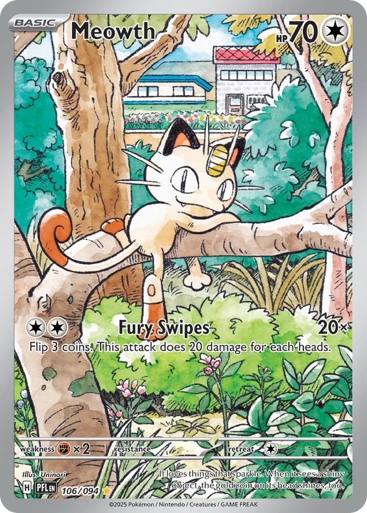 Meowth, Phantasmal Flames 106/094