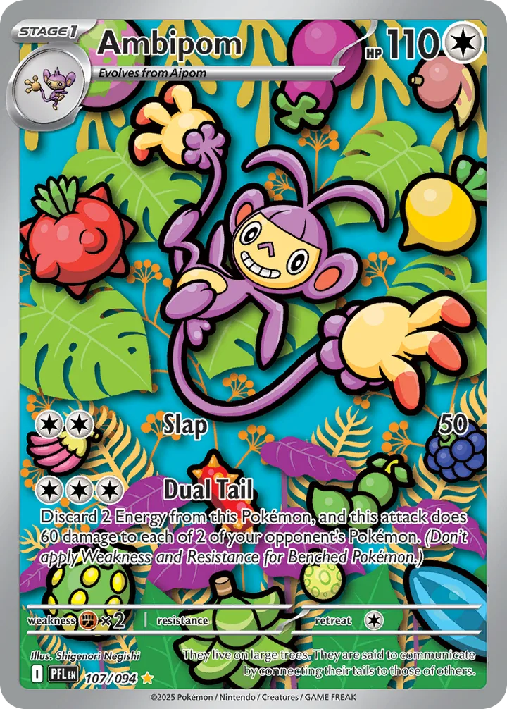 Ambipom, Phantasmal Flames 107/094