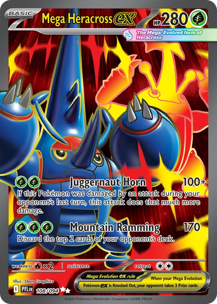 Mega Heracross ex, Phantasmal Flames 108/094