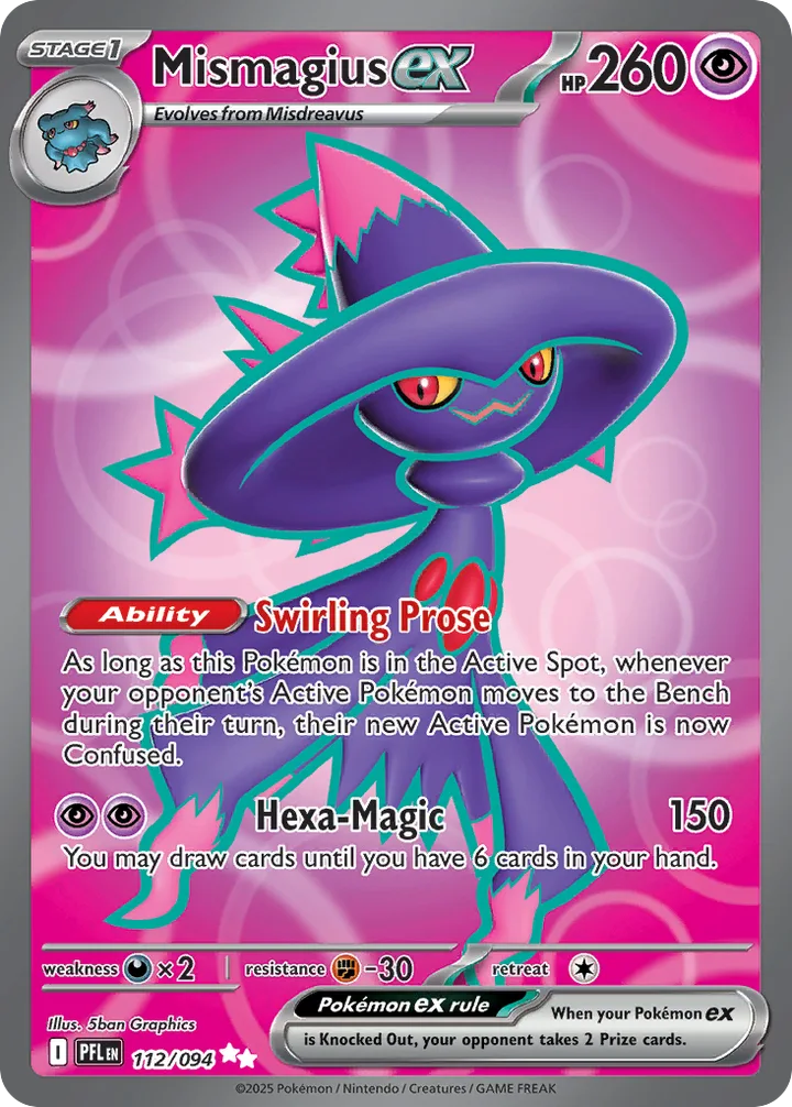 Mismagius ex, Phantasmal Flames 112/094