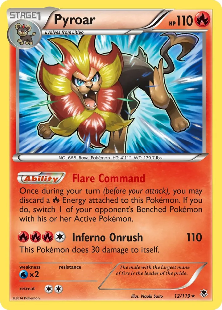 Pyroar, Phantom Forces 12/119