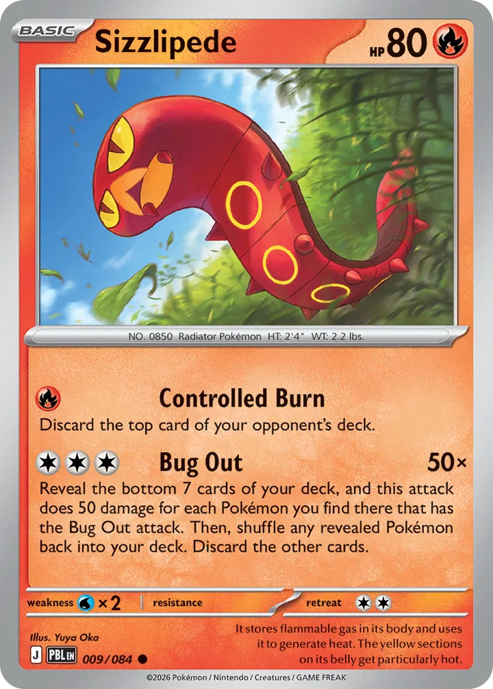 Sizzlipede, Pitch Black 009/084