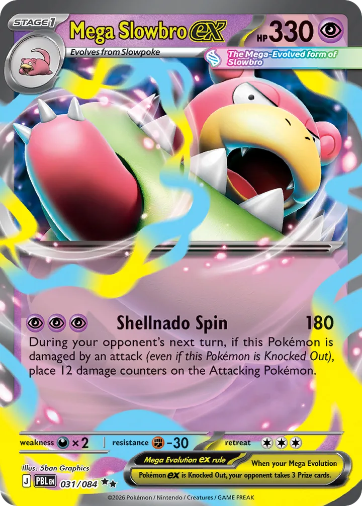 Mega Slowbro ex, Pitch Black 031/084