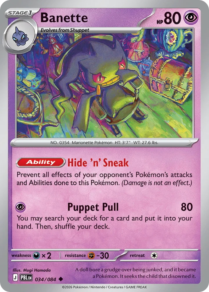 Banette, Pitch Black 034/084