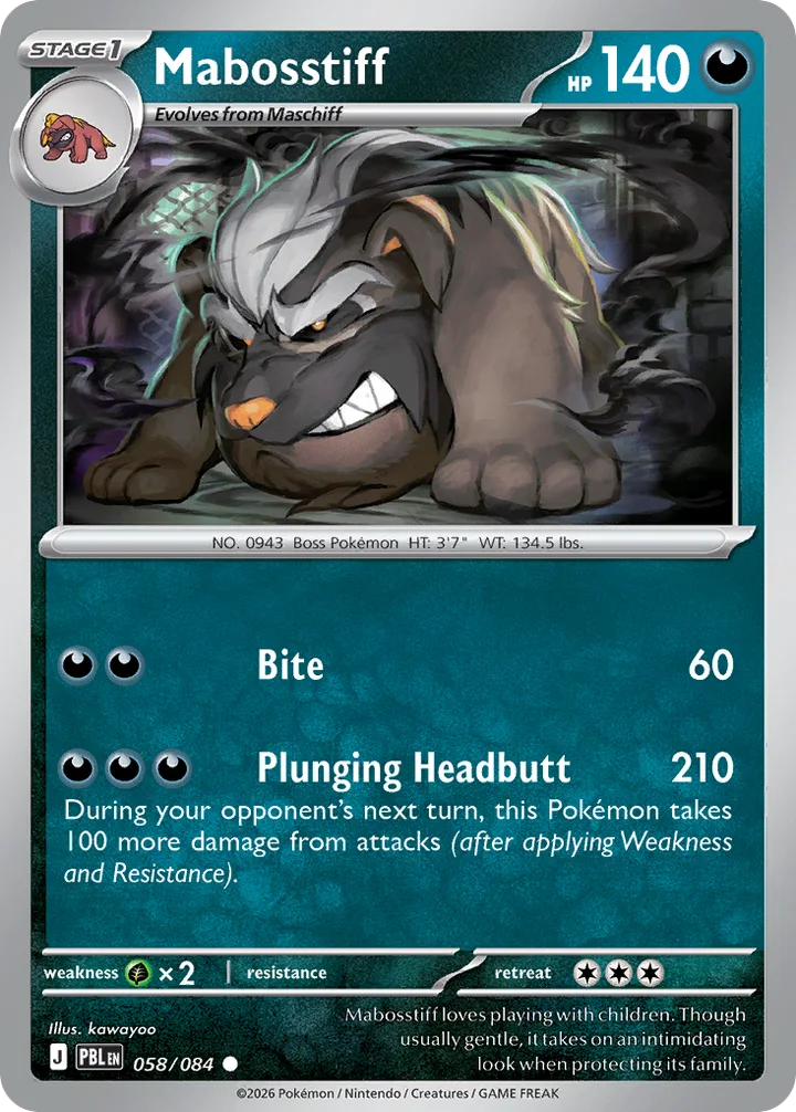 Mabosstiff, Pitch Black 058/084