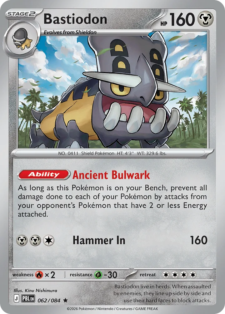Bastiodon, Pitch Black 062/084