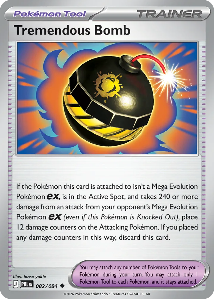 Tremendous Bomb, Pitch Black 082/084